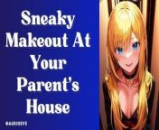 SFW Sneaky Makeout At Your Parent's House | Girlfriend Experience ASMR Audio Roleplay from xbase r