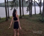 Fucking QweenSG at the lake house and cumming in her mouth! from irons a