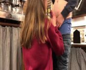 GIRL BARISTA DOES BLOWJOB TO TEEN AT WORK (WITH TALK) from sarmista