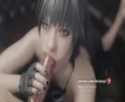 DMC lady blowjob from devil may cry demons fuck girls