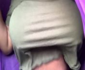 My tits bouncing in my shirt - jumping natural tits from bras pp