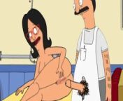 Bob's Burgers Linda & Bob Fuck at the Restaurant Animation Cartoon Sex Married Fuck in Public from bunger