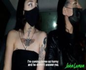 POV your girlfriend and her friend come to fuck you after party from joda akbe