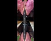 Allie's 14 inch Big Black Cock Challenge #3 - Wednesday - Breaking In from 14 inch vs fat lady