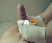 White HM socks footjob and cum allover them from desi boy fuck