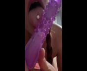 EXTREMELY HORNY TEEN RECORDS DILDO FUCK AND BLOWJOB FOR HER BOYFRIEND from mia khalifa new hot