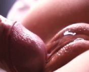 SLOW MOTION. Extremely close-up. Sperm dripping down the pussy from 戚薇三级电影qs2100 cc戚薇三级电影 xre