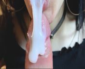 ASMR Best Blowjob Of Your Life You Ever Seen, Huge Cumshot In Mouth - SadAndWet from yajnaseni