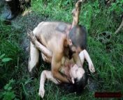 Muddy Nature MILF Takes Intense Grinding On Pussy And Ass From Hairy Cock from zud