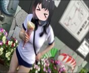 I went to Harajuku and wore gym clothes and bloomers with no bra, and ate crepes with toys on! from village mom taking bath solo video leaks
