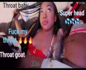 Throat baby came an got her face fuck hard with a Jamaica bbc for Halloween from son porn video