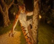Karra in the Jungle Furry Tigress from 1gril 4boys