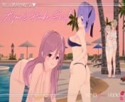 Ayane & Honoka's Secret HoneyYuriStudio from anime kiss sex