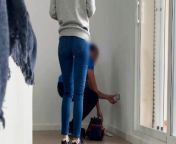 I call the young electrician to eat her and fuck him by surprise without him knowing from hijra sex coma hot sex video xnx www com