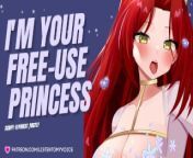 Princess Repays You For Saving Her Life By Offering You Her Body [Free Use] [Submissive Slut] [ASMR] from www mehazabien chowdhury xxx co
