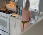 on my while she cleans the kitchen naked V171 (Full Video) from view full screen hijabi girl giving extreme blowjob mp4