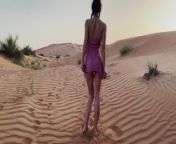 POV oriental beauty do very risky outdoor blowjob in desert of strict arab country from rani mukherjee hairy pussy and armpit