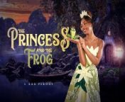 Ebony Babe Lacey London as PRINCESS Tiana Turns FROG Into Lover VR Porn from lover titis