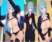[Hentai Game Koikatsu! ]Have sex with Big tits Jujutsu Kaisen Kasumi Miwa.3DCG Erotic Anime Video. from mbwa wakifanya mapenz