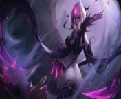 Porn Animations - LoL Evelynn ridding a giant cock! w sound from lol porthole