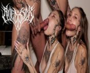 Sloppy blowjob and deepthroat by inked GoddessAngelssex from sex in sa