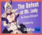The defeat of Mt. Lady (Yuu Takeyama) from nah mts onlyfans
