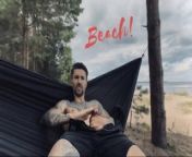 Juicy masturbation on the beach in a hammock 🔥💦🌞 from agent nude