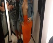 A Sexy Stranger Asked Me to look at her in the fitting Room. from bat room naked girls videos dands