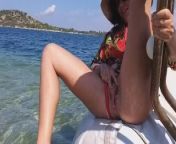 Public PEE from Boat at Sea shore Fishing from rajasthani bhabhi pee outside open saree videos