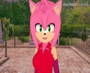 SONIC THE HEDGEDOG AMY ROSE HENTAI 3D UNCENSORED from amy rose futa x zinadesfm