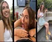 TATE Method: Youtuber Picks Up Blue Eyes, Teen Stranger in PUBLIC and She Blows Him! (Funny Porn) from oriya tara navel
