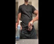GETTING CAUGHT JACKING OFF IN A PUBLIC BATHROOM(full video @onlyfans SAVFAMFIVE) from caught jacking off