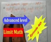 Advance Limit math exercises Teach By Bikash Educare episode no 4 from huge ass indian