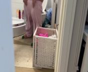 stepmom pees on the toilet and stepson watches from goddess sunshine nude cabria onlyfans porn video
