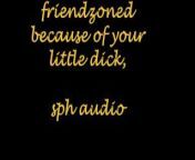 friend zoned because of your little dick, audio story from chota beta