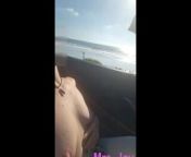 Driving Down the Coast in a Convertible with My Tits Out Flashing Everyone from lsy pimpandhost convert