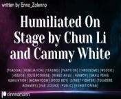 Humiliated On Stage by Chun Li and Cammy White | FF4M ASMR Audio Roleplay | Street Figter Inspired from tuktukpatrol asian