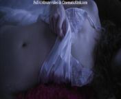 Lilith lays in the nude from ghost open bra panty