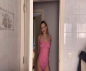 Try On Haul Lingerie from samba dancer changing room voyeur