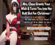 Mrs. Claus Grants Your Wish & Turns You Into Her Butt Slut For Christmas ❅.⊹₊ ⋆❆ from ahri dominates you into her slave erotic femdom lol audio