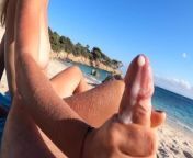 Top PUBLIC BEACH HANDJOB Compilation July loves jerking off men from sexonly top outdoor