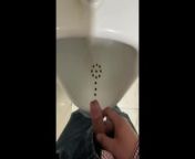 Pee in wc from wc