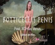 Botticelli's Penis (HD, SFW, No Sound): Featuring XO Hallelujah as Venus from goddess lakshmi devi nude