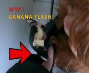 StepMom Eat banana While a Stranger Flashing Dick in Public Train from gav ki ladki ki chudai video husban