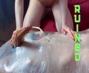 RUINED while Fully Wrapped in Plastic! from indina gal video