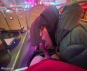 PUBLIC POV: RISKY BLOWJOB ON NYC TOUR BUS from 144 chan mir 111