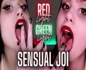 Sensual Red Light Green Light Jerk Off Instruction - FemDom POV, JOI, Domination, Face Fetish, Games from red light area house