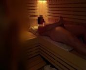 Public sauna flashing stangers | huge cumshot from 関西援交87