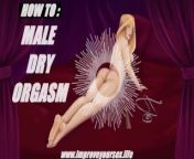 Semen Retention Audio JOI - How to have Multiple Dry Orgasms in a Row ASMR Sex Education Challenge from masturbation male female