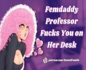 Femdaddy Professor Fucks You on the Desk [erotic audio roleplay] from savita bani xxx videos aunt young boy old babhi night sex